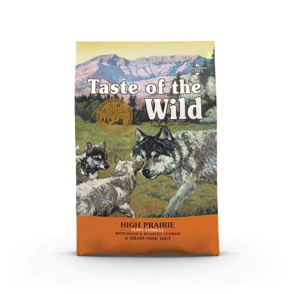 Taste of the Wild [43% OFF + FREE UP TO 10 X TREATS] Taste of the Wild High Prairie Puppy Recipe with Roasted Bison & Roasted Venison Dry 