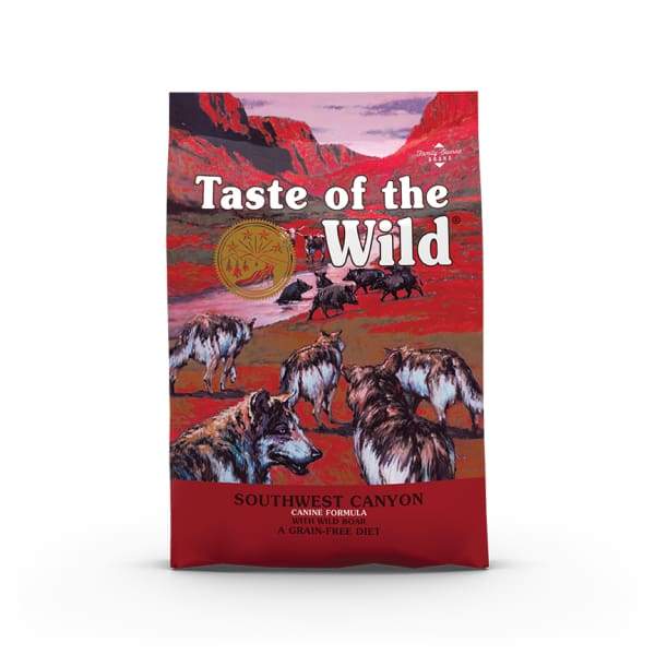 Taste of the Wild [43% OFF + FREE UP TO 10 X TREATS] Taste of the Wild South Canyon Canine Recipe with Wild Boar Dry Dog Food (2 Sizes) Dog 