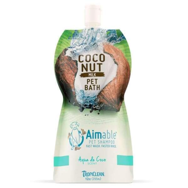 TropiClean [15% OFF] Tropiclean Aimable Coconut Milk Pet Bath Aqua De Coco Shampoo 12oz Grooming & Hygiene