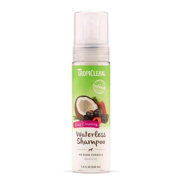 TropiClean [15% OFF] Tropiclean Deep Cleaning Waterless Pet Shampoo 7.4oz Grooming & Hygiene