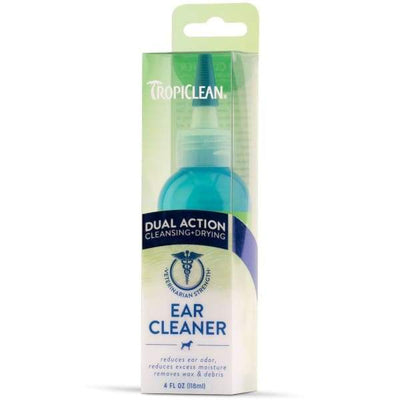 TropiClean [15% OFF] Tropiclean Dual Action Ear Cleaner For Pets 4oz Dog Healthcare