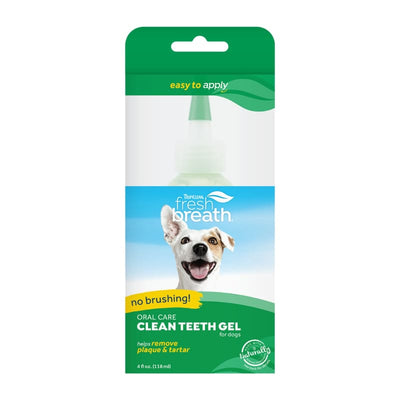 TropiClean [15% OFF] Tropiclean Fresh Breath Clean Teeth Gel 4oz Dog Healthcare