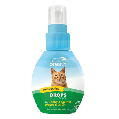 TropiClean [15% OFF] Tropiclean Fresh Breath Drops For Cats 2.2oz Cat Healthcare