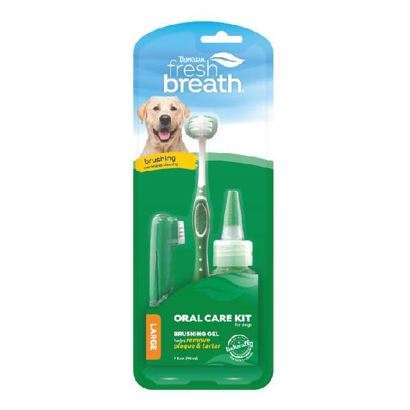TropiClean [15% OFF] Tropiclean Fresh Breath Oral Care Kit (2 Sizes) Dog Healthcare