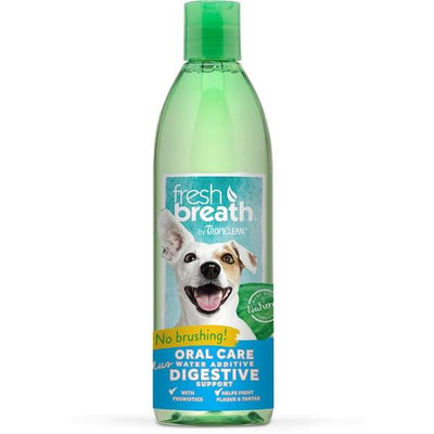 TropiClean [15% OFF] Tropiclean Fresh Breath Water Additive Plus Digestive Support 16oz Dog Healthcare