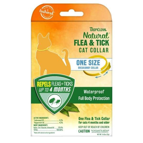 TropiClean [15% OFF] Tropiclean Natural Flea & Tick Collar for Cats Dog Healthcare