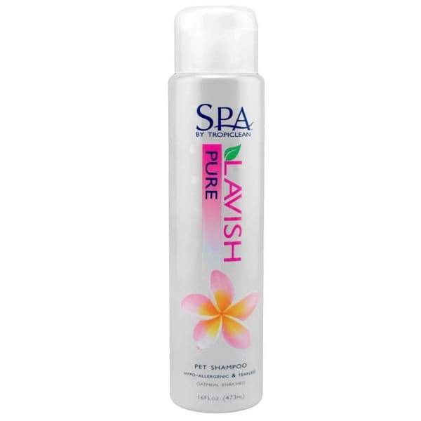 TropiClean [15% OFF] Tropiclean Spa Lavish Pure Pet Shampoo (Hypoallergenic & Tearless) Grooming & Hygiene