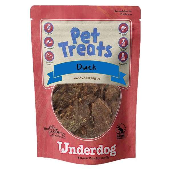 Underdog Underdog Duck Air Dried Dog Treats 80g Dog Food & Treats