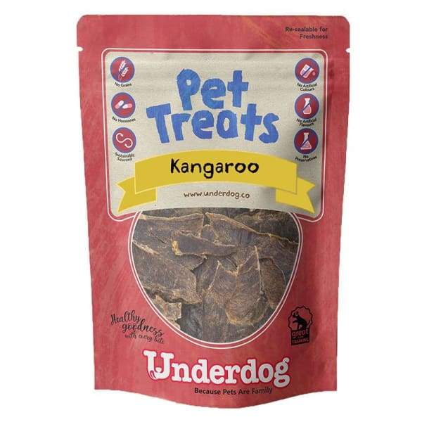Underdog Underdog Kangaroo Air Dried Dog Treats 60g Dog Food & Treats