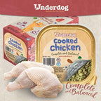 Underdog [FREE 600G FOOD*] Underdog Cooked Chicken Fresh Frozen Dog Food 1.2kg General