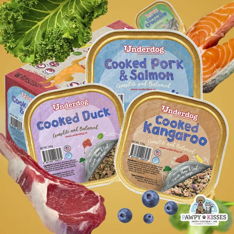 Underdog [I FEED FRESH! UP TO $7.50 OFF] Underdog Cooked Fresh Frozen Dog Food 1.2kg Dog Food & Treats