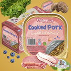 Underdog [I FEED FRESH! UP TO $7.50 OFF] Underdog Cooked Pork Fresh Frozen Dog Food 1.2kg Dog Food & Treats