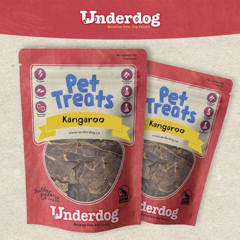 Underdog Underdog Kangaroo Air Dried Dog Treats 60g Dog Food & Treats