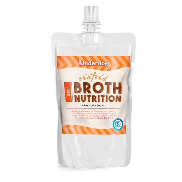 Underdog Underdog Frozen Beef Bone Broth For Dogs 350ml Dog Food & Treats