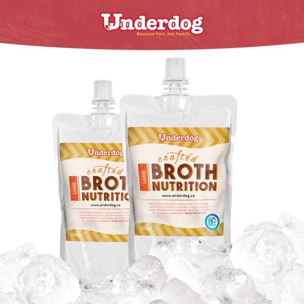 Underdog Underdog Frozen Lamb Bone Broth For Dogs 350ml Dog Food & Treats