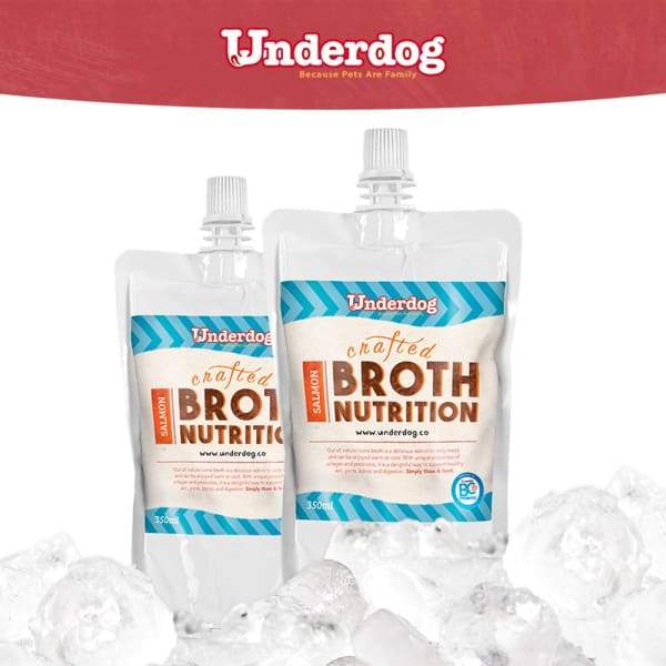 Underdog Underdog Frozen Salmon Bone Broth For Dogs 350ml Dog Food & Treats
