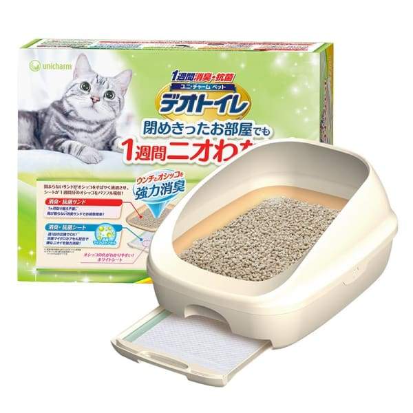 Unicharm Unicharm Deo Toilet Half-Cover Cat Litter Box Cat Litter & Accessories