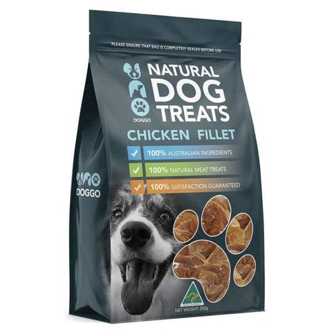 Uno Doggo [25% OFF BUY 1 GET 1 FREE] Uno Doggo Natural Chicken Fillet Air Dried Dog Treats 250g [EXP OCT 2020] Dog Food & Treats