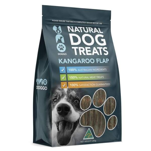 Uno Doggo [25% OFF BUY 1 GET 1 FREE] Uno Doggo Natural Kangaroo Flap Air Dried Dog Treats 250g [EXP OCT 2020] Dog Food & Treats