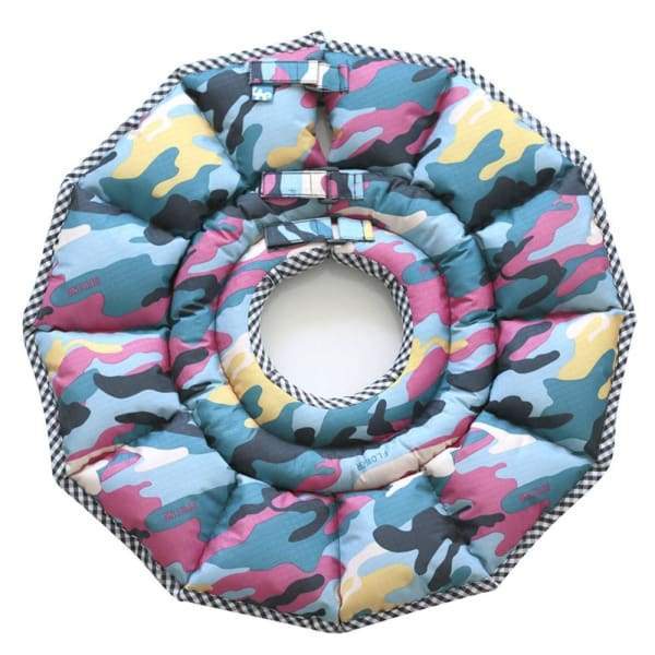 UNPet UNPet Reversible E-Collar Blue Camouflage for Dog & Cat Dog Accessories
