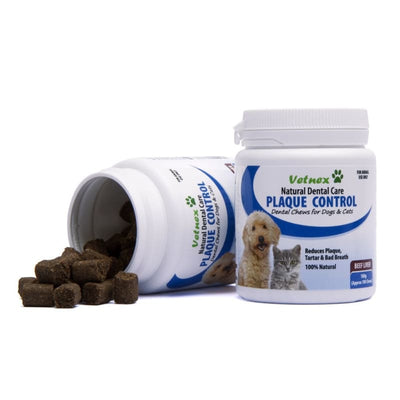 Vetnex Vetnex Plaque Control Dental Chews Beef Liver for Dogs & Cats 100ct Dog Healthcare
