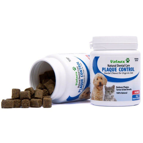 Vetnex Vetnex Plaque Control Dental Chews Salmon for Dogs & Cats 100ct Dog Healthcare