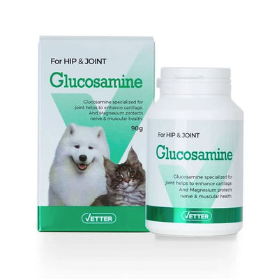 Vetter [UP TO 44% OFF] Vetter Glucosamine Supplements for Dogs & Cats 90g Dog Healthcare