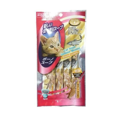 Pet Village Pet Village Salmon Mousse (Hairball Control) Cat Treat 56g (14g×4) Cat Food & Treats