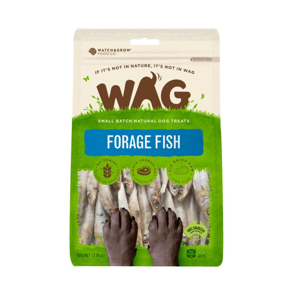 WAG WAG Forage Fish Air Dried Dog Treats 200g Dog Food & Treats