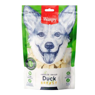 Wanpy [SPECIAL 5 for $19] Wanpy Duck Breast Freeze Dried Dog Treats 40g Dog Food & Treats