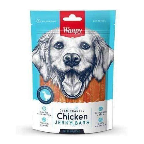 Wanpy Wanpy Oven-Roasted Chicken Bars Dog Treats 100g Dog Food & Treats