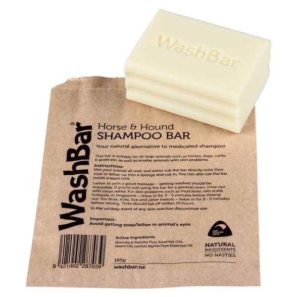 WashBar [5% OFF] WashBar Horse & Hound Shampoo Bar for Dogs 185g Grooming & Hygiene