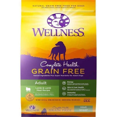 Wellness Wellness Complete Health Grain Free Adult Lamb & Lamb Meal Dry Dog Food Dog Food & Treats