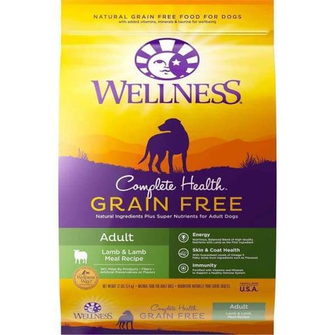 Wellness Wellness Complete Health Grain Free Adult Lamb & Lamb Meal Dry Dog Food Dog Food & Treats