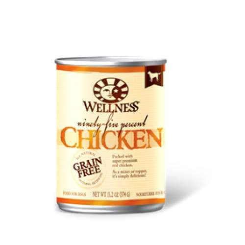 Wellness [20% OFF] Wellness Complete Health Grain-free 95% Chicken Recipe Mixers/Toppers for Dogs 374g Dog Food & Treats