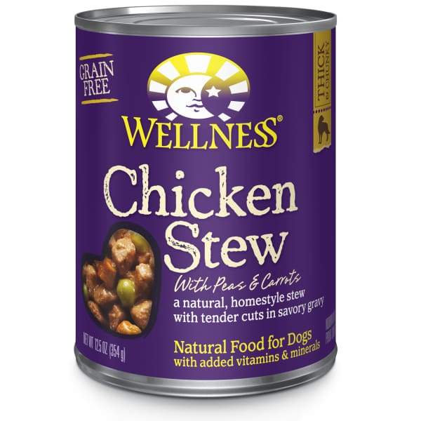 Wellness [20% OFF] Wellness Complete Health Grain-free Chicken Stew with Peas Carrots Canned Dog Food 354g Dog Food & Treats