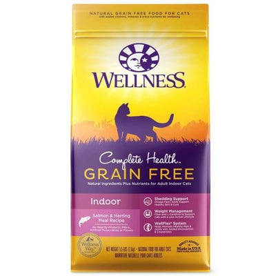 Wellness Wellness Complete Health Grain Free Indoor Salmon & Herring Dry Cat Food Cat Food & Treats