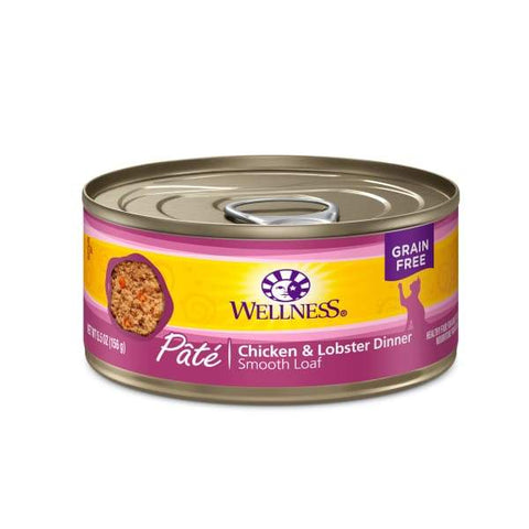 Wellness [20% OFF*] Wellness Complete Health Pate Chicken & Lobster Canned Cat Food 156g Cat Food & Treats