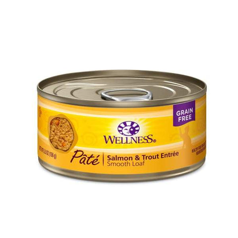 Wellness [20% OFF*] Wellness Complete Health Pate Salmon & Trout Canned Cat Food 156g Cat Food & Treats