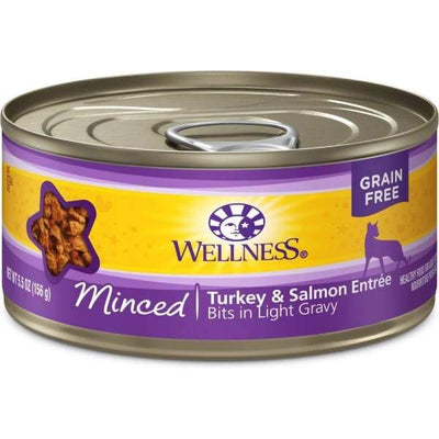 Wellness Wellness Complete Health Minced Turkey & Salmon Entree Canned Cat Food 156g Cat Food & Treats