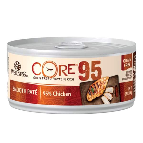 Wellness [20% OFF*] Wellness Core 95 Pate Chicken Grain-free Canned Cat Food 156g Cat Food & Treats