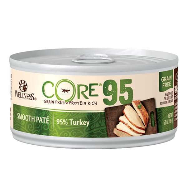 Wellness [20% OFF*] Wellness Core 95 Pate Turkey Grain-free Canned Cat Food 156g Cat Food & Treats