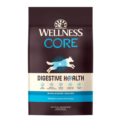 Wellness [LIMITED-TIME 30% OFF] Wellness Core Digestive Health Whitefish & Brown Rice Recipe Dry Dog Food (2 Sizes) Dog Food & Treats