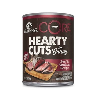 Wellness [20% OFF] Wellness Core Hearty Cuts In Gravy Beef & Venison Canned Dog Food 354g Dog Food & Treats