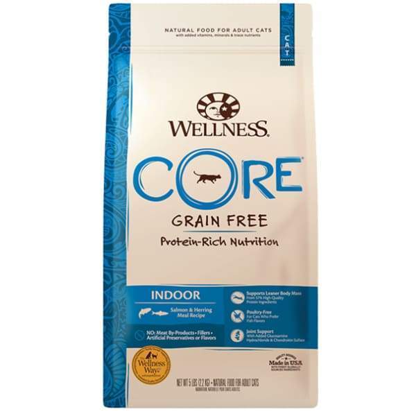 Wellness [20% OFF] Wellness Core Indoor Salmon & Herring Grain Free Dry Cat food General