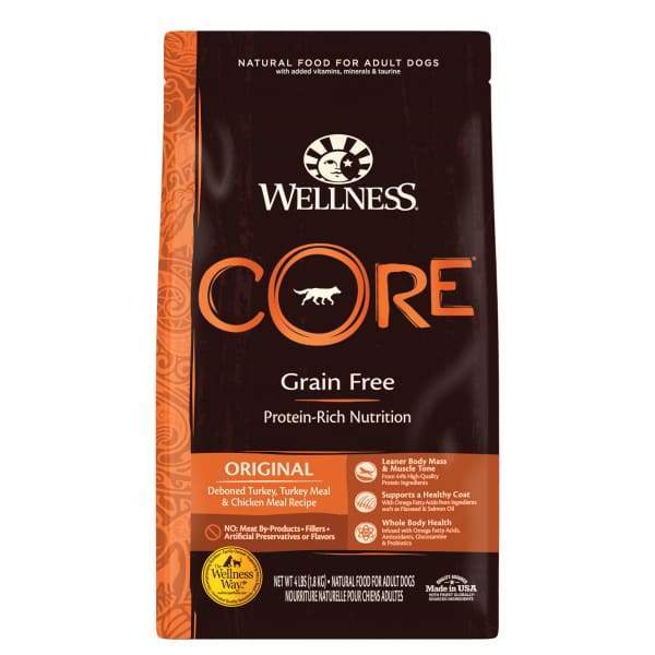 Wellness [20% OFF + FREE FOOD & TREATS*] Wellness CORE Grain-Free Original Formula Dry Dog Food Dog Food & Treats
