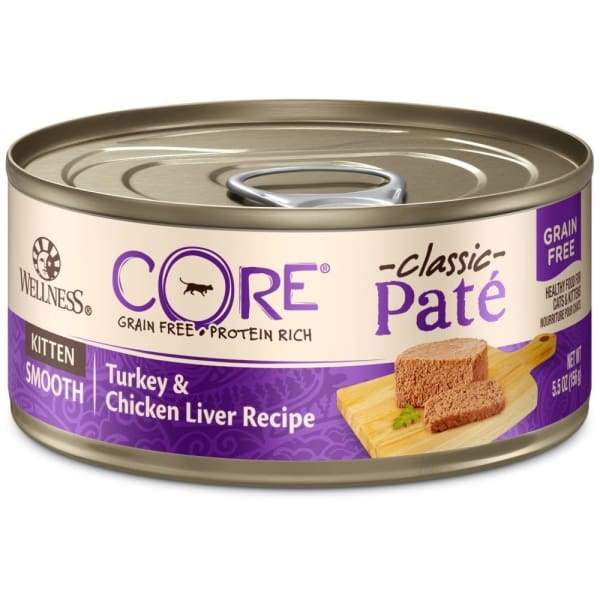 Wellness [20% OFF*] Wellness CORE Pâté Kitten Turkey & Chicken Liver Canned Cat Food 155g Cat Food & Treats
