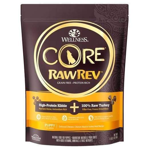 Wellness [20% OFF + FREE FOOD*] Wellness CORE RawRev Puppy Original + 100% Raw Turkey Dry Food Dog Food & Treats