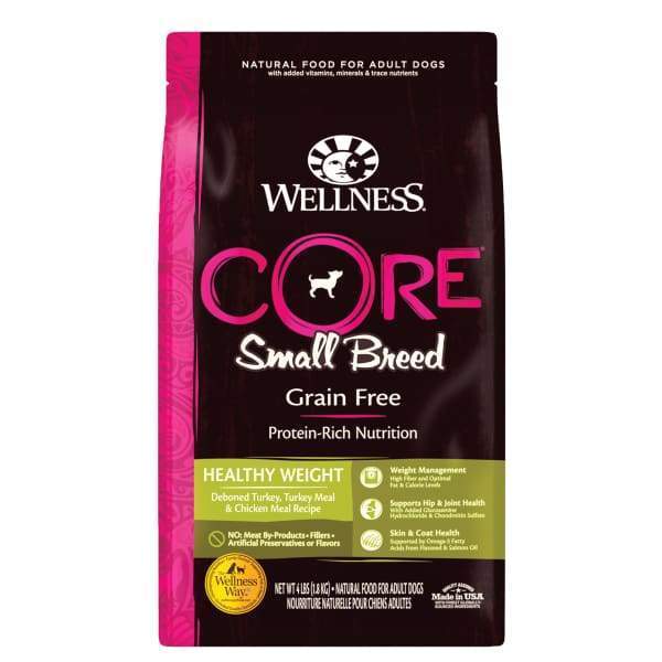 Wellness [20% OFF + FREE FOOD*] Wellness Core Small Breed Grain-free Healthy Weight Dry Dog Food Dog Food & Treats