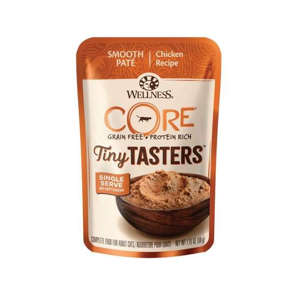 Wellness [Buy 4 with 25% OFF] Wellness Core Tiny Tasters Grain-free Chicken Wet Cat Food 1.75oz Cat Food & Treats